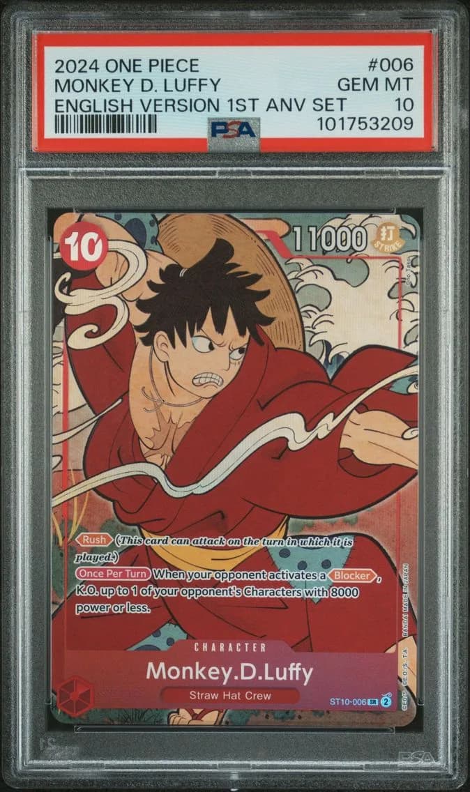 Monkey D. Luffy, PSA 10