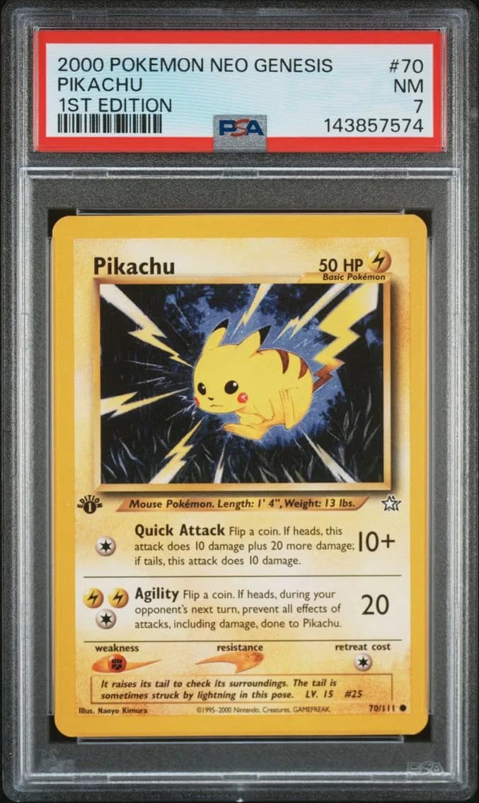 Pikachu, PSA 7