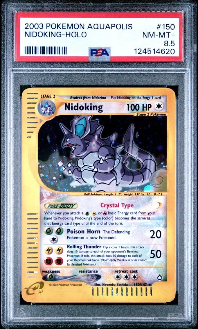 Nidoking-Holo, PSA 8.5