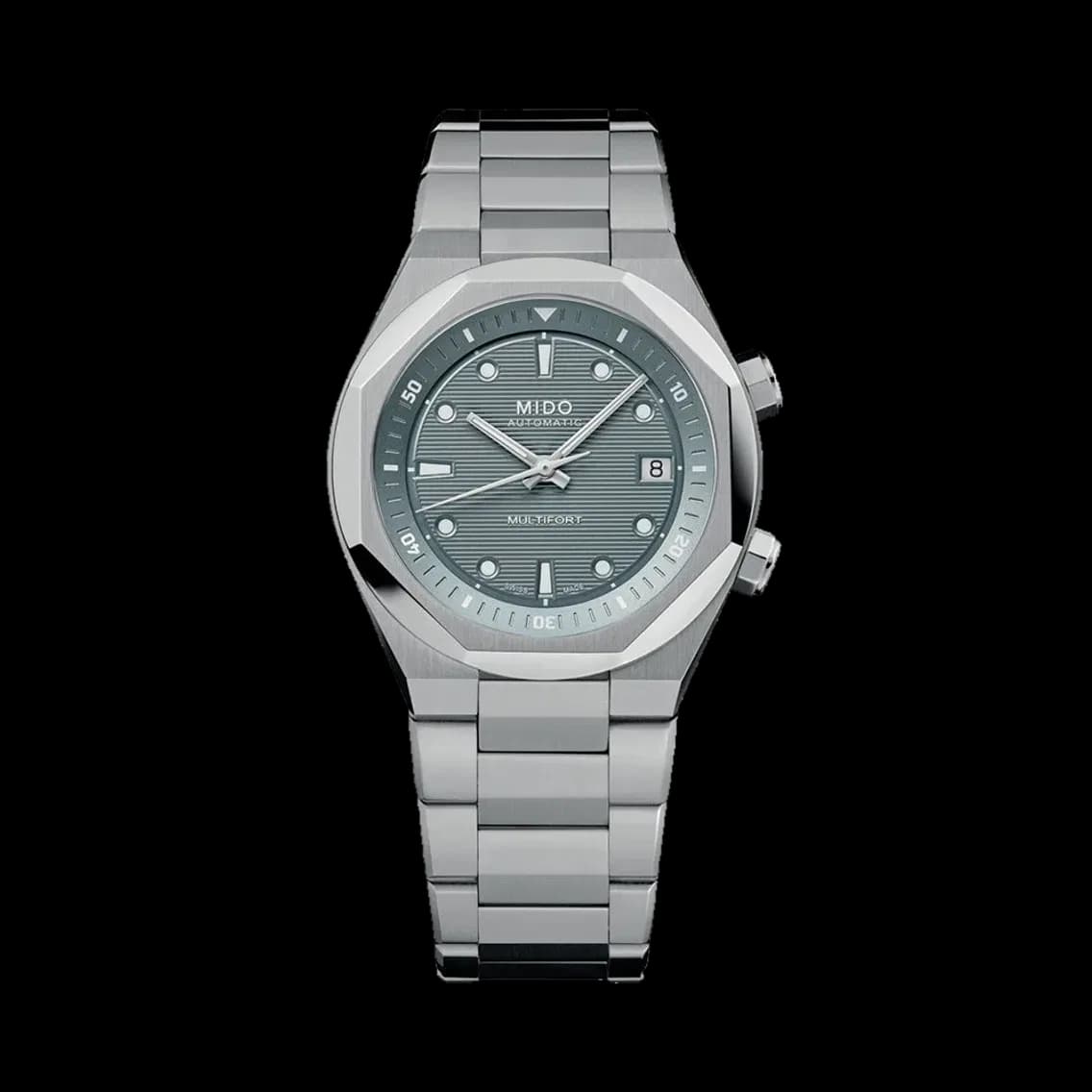 MIDO Multifort 8 Two Crowns Automatic 40mm - Grey on Bracelet, TEDDY BALDASSARRE 10
