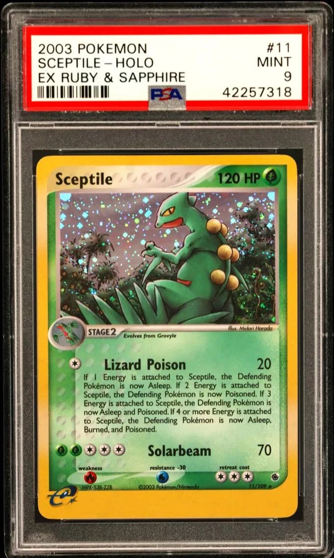 Sceptile-Holo, PSA 9