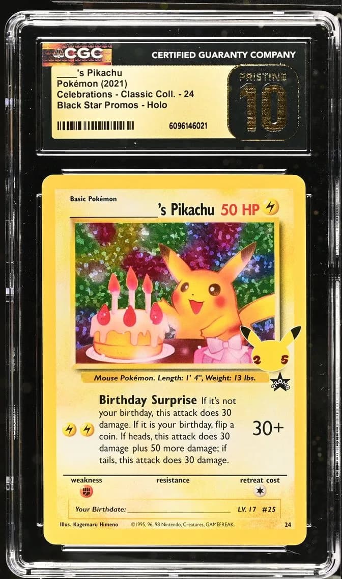 ____'s Pikachu, CGC Pristine 10