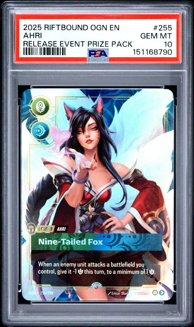 Ahri - Nine-Tailed Fox, PSA 10