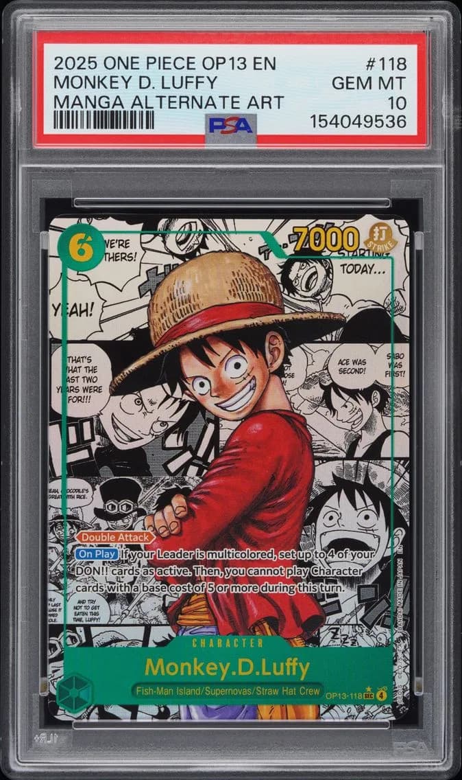 Monkey D. Luffy, PSA 10