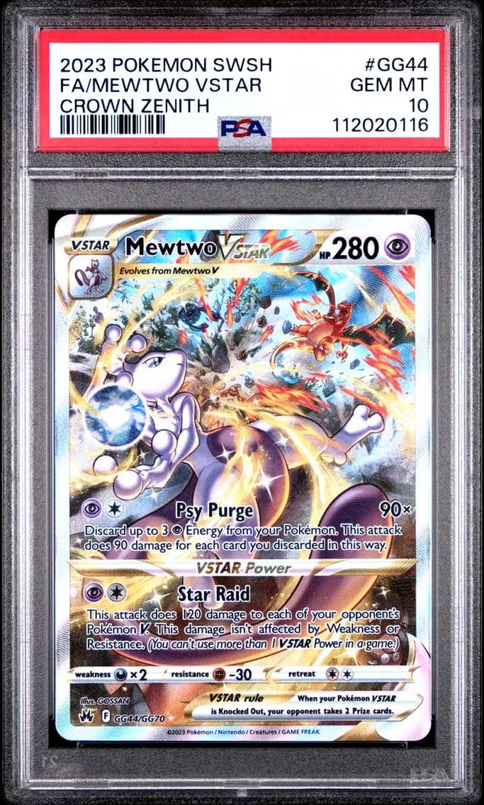 Full Art/Mewtwo Vstar, PSA 10