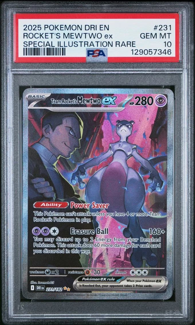 Team Rocket's Mewtwo EX, PSA 10