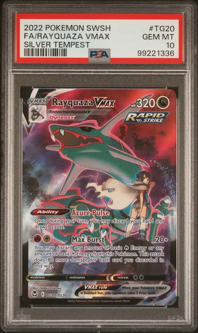 Full Art/Rayquaza Vmax, PSA 10