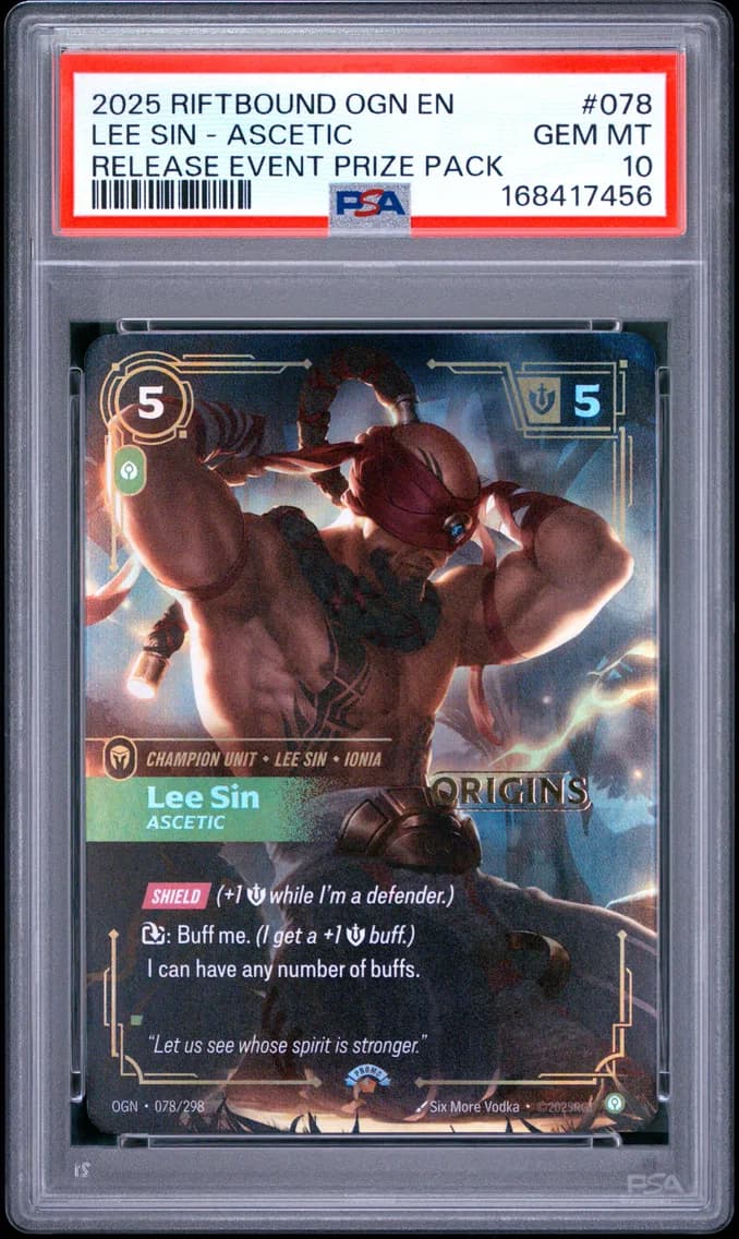 Lee Sin - Ascetic, PSA 10