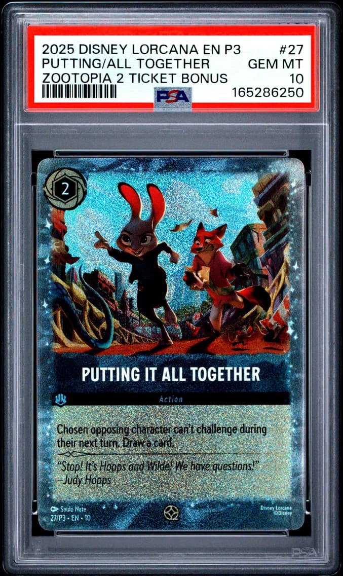 Putting It All Together, PSA 10
