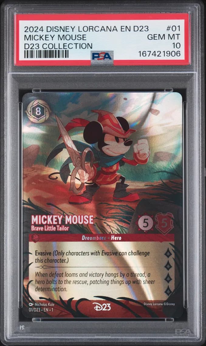 Mickey Mouse - Brave Little Tailor, PSA 10