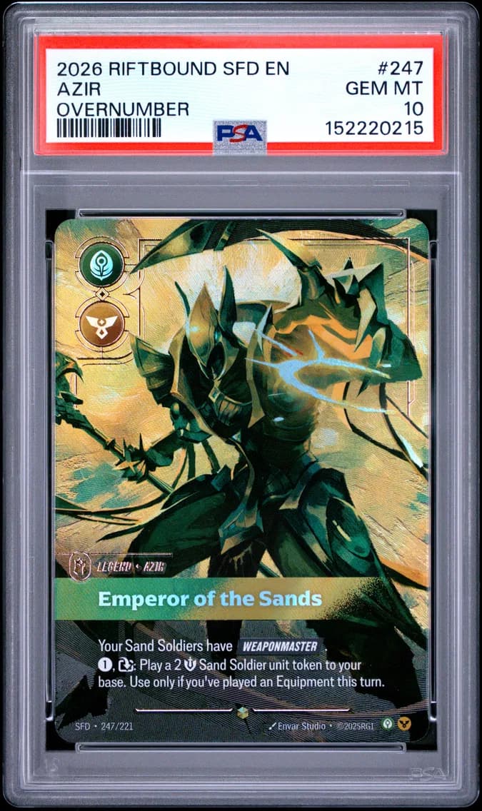 Azir - Emperor of the Sands, PSA 10