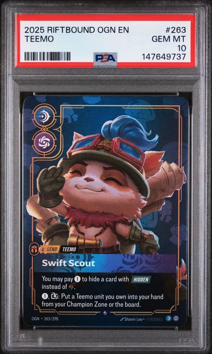 Teemo - Swift Scout, PSA 10