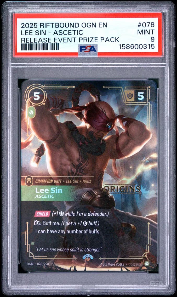 Lee Sin - Ascetic, PSA 9
