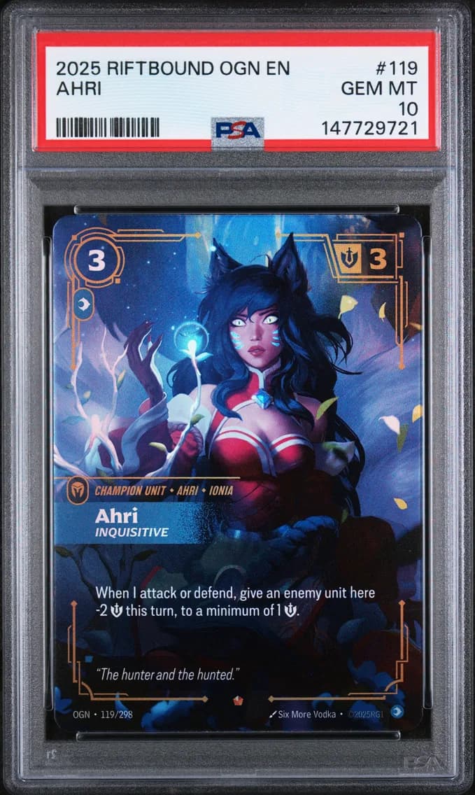 Ahri - Inquisitive, PSA 10