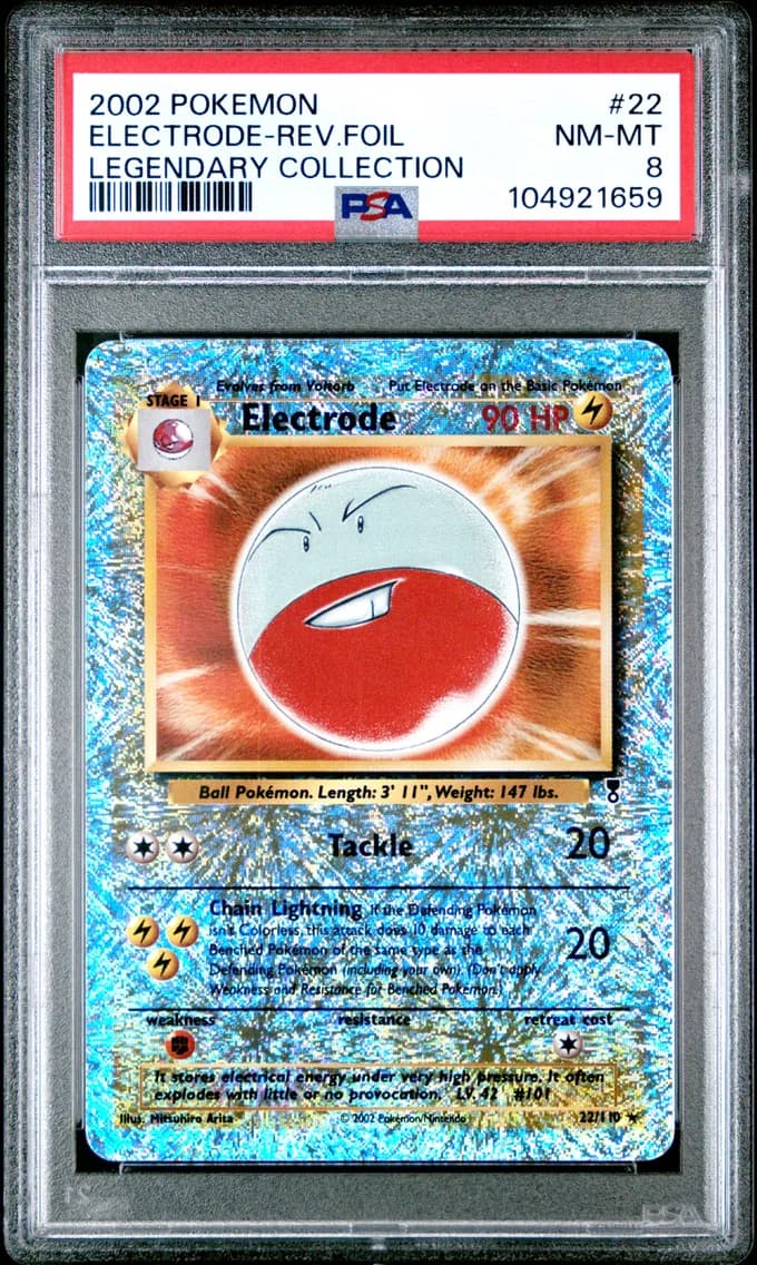 Electrode-Reverse Foil, PSA 8