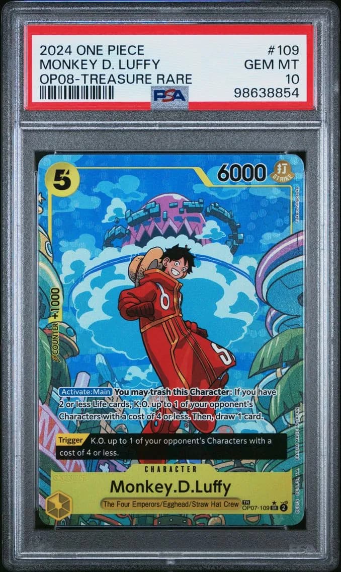 Monkey D. Luffy, PSA 10