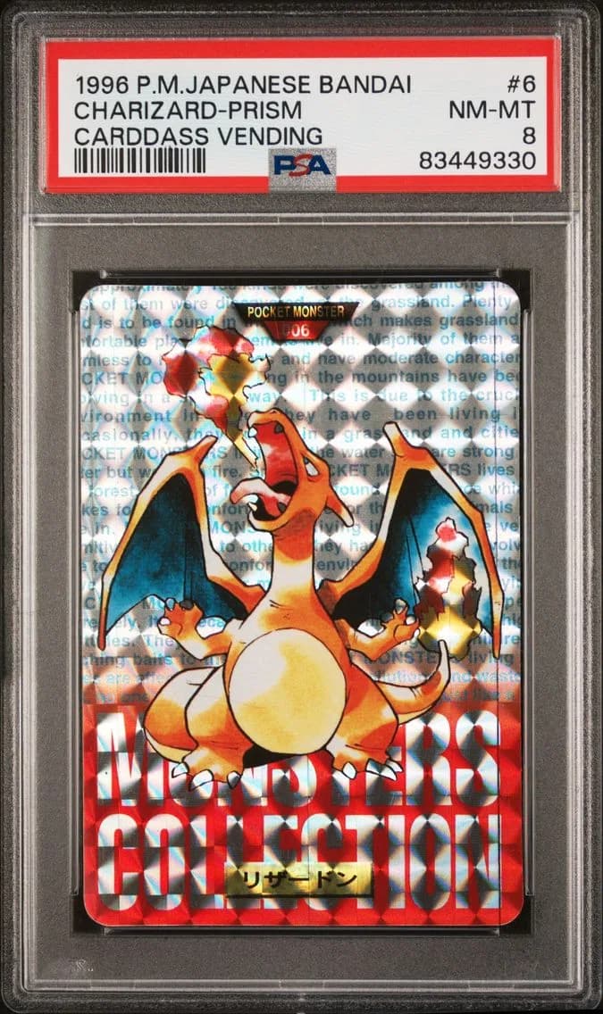 Charizard-Prism, PSA 8
