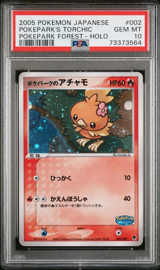 Pokepark's Torchic-Holo, PSA 10