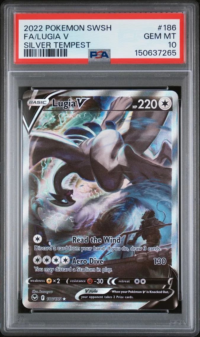 Full Art/Lugia V, PSA 10