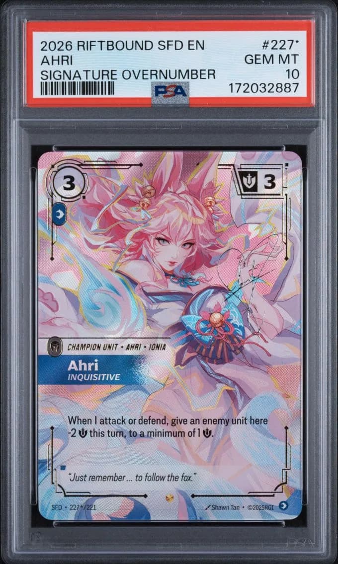 Ahri - Inquisitive, PSA 10