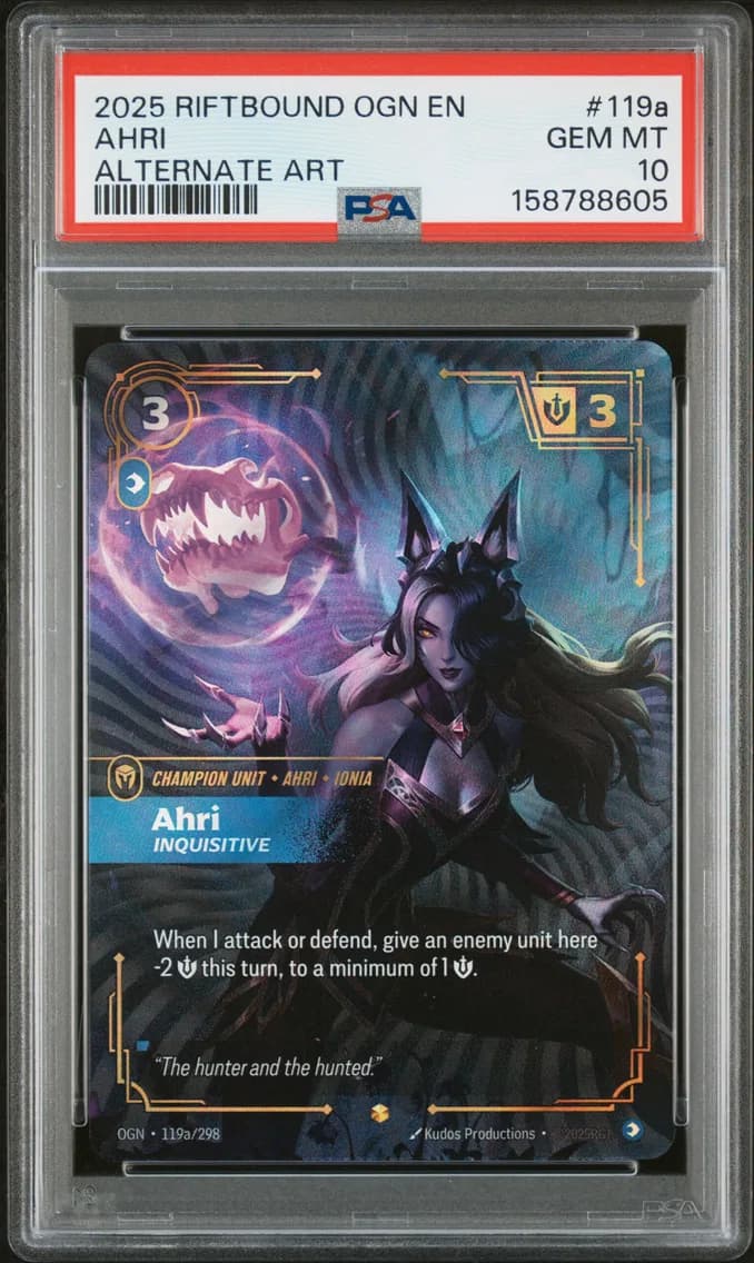 Ahri - Inquisitive, PSA 10