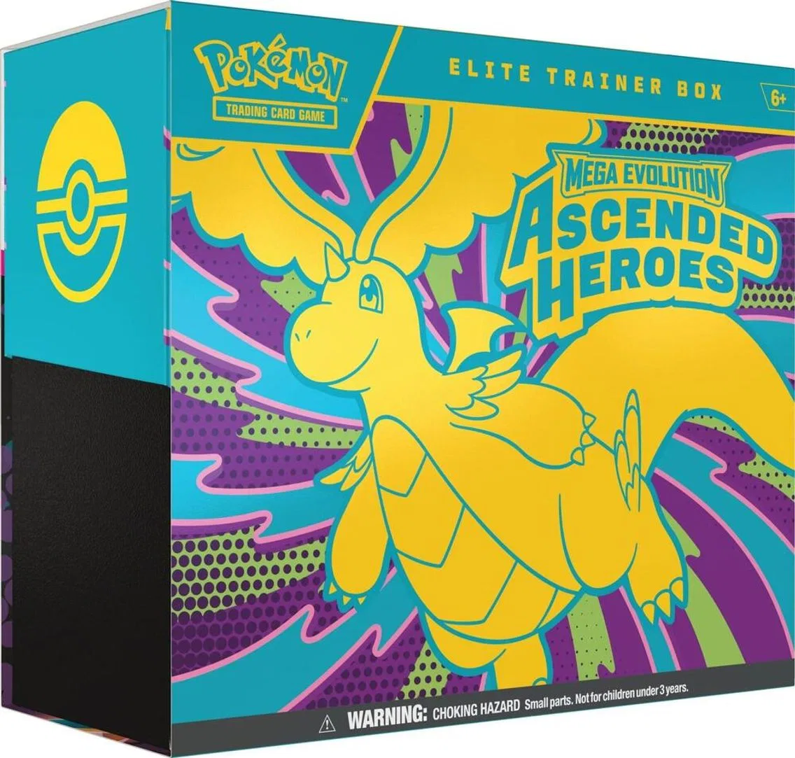 Pokemon TCG: Mega Evolution Ascended Heroes Elite Trainer Box, 