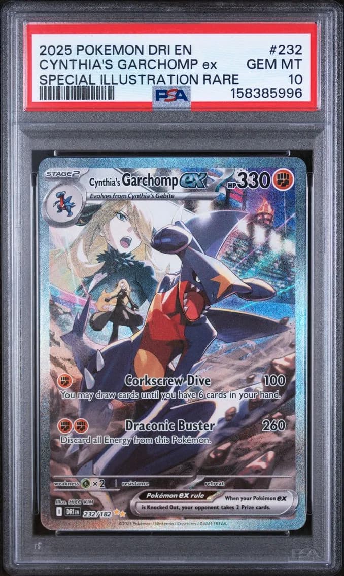 Cynthia's Garchomp EX, PSA 10