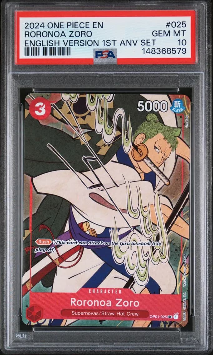 Roronoa Zoro, PSA 10