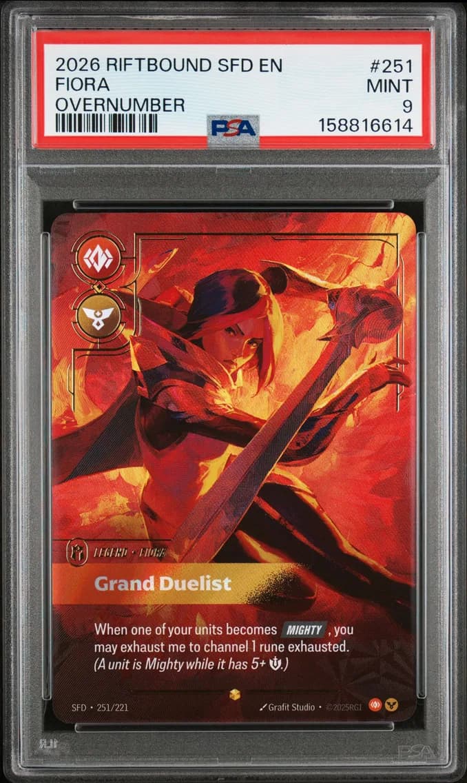 Fiora - Grand Duelist, PSA 9