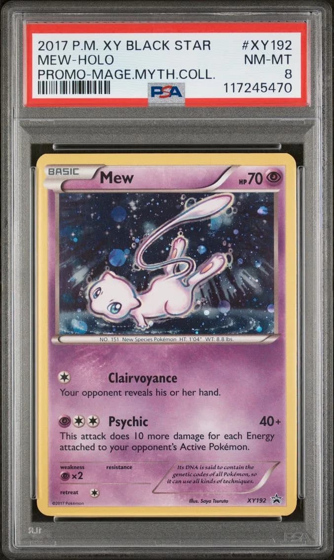 Mew-Holo, PSA 8