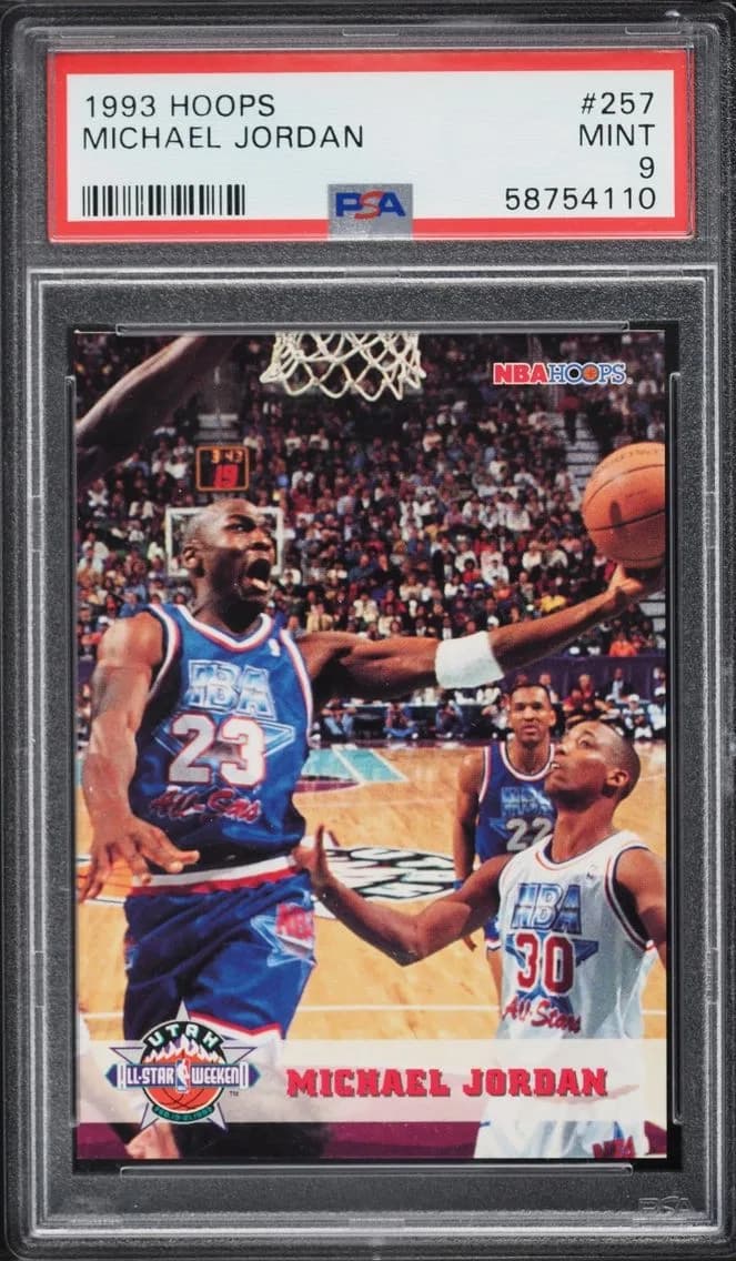 Hoops Michael Jordan #257, PSA 9