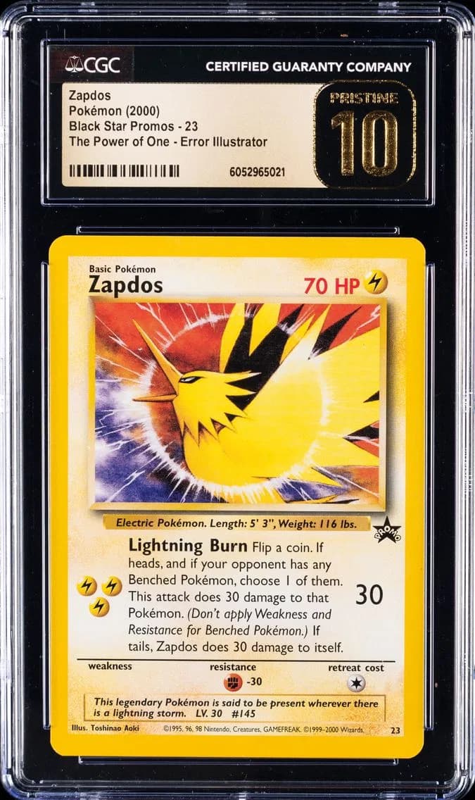 Zapdos, CGC Pristine 10