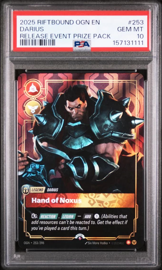 Darius - Hand of Noxus, PSA 10