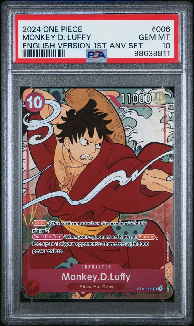 Monkey D. Luffy, PSA 10
