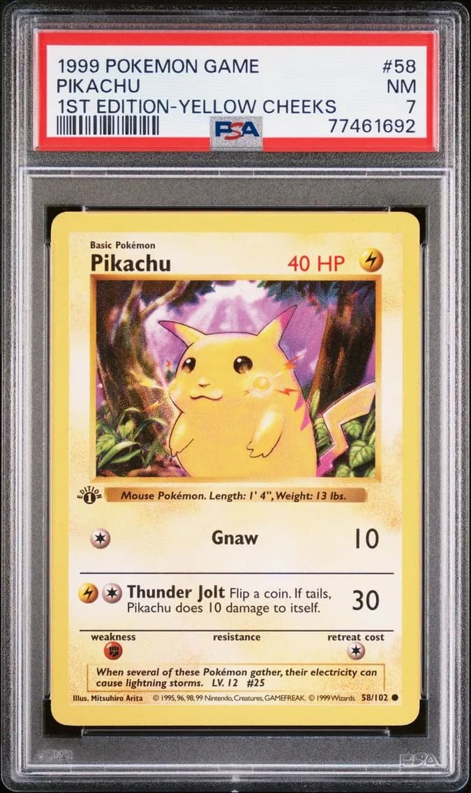 Pikachu, PSA 7