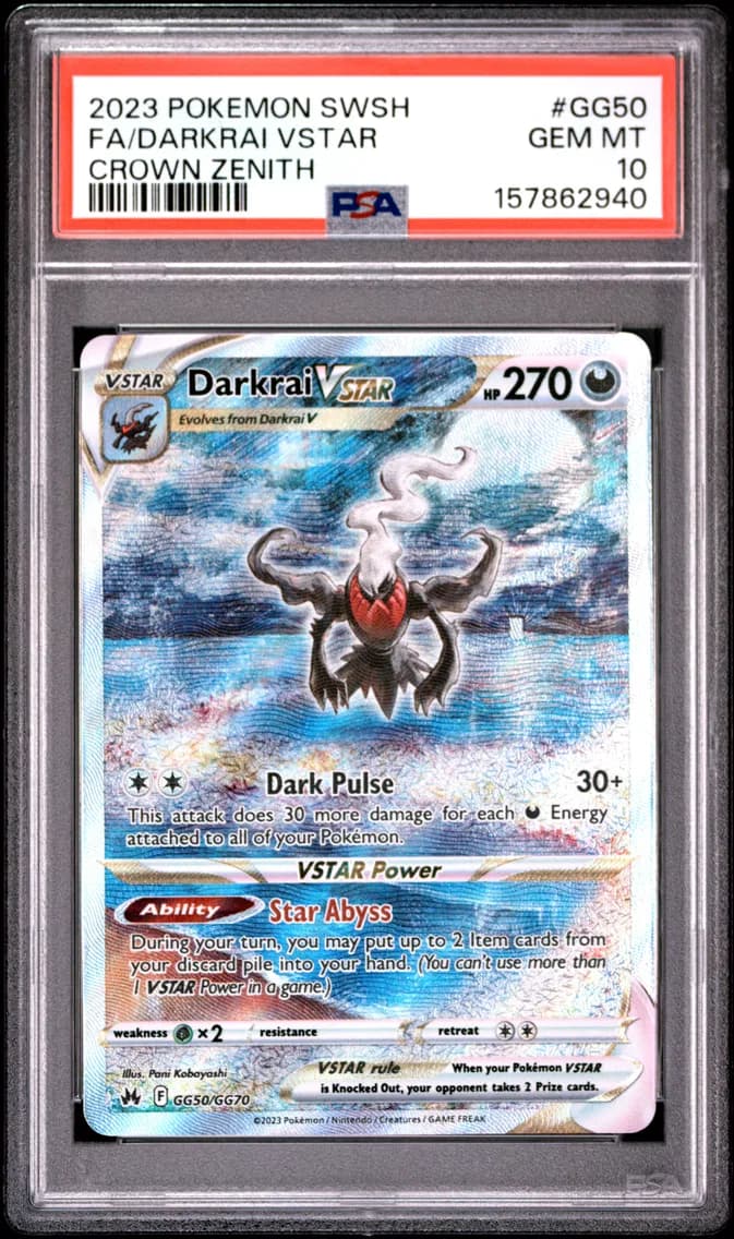 Full Art/Darkrai Vstar, PSA 10