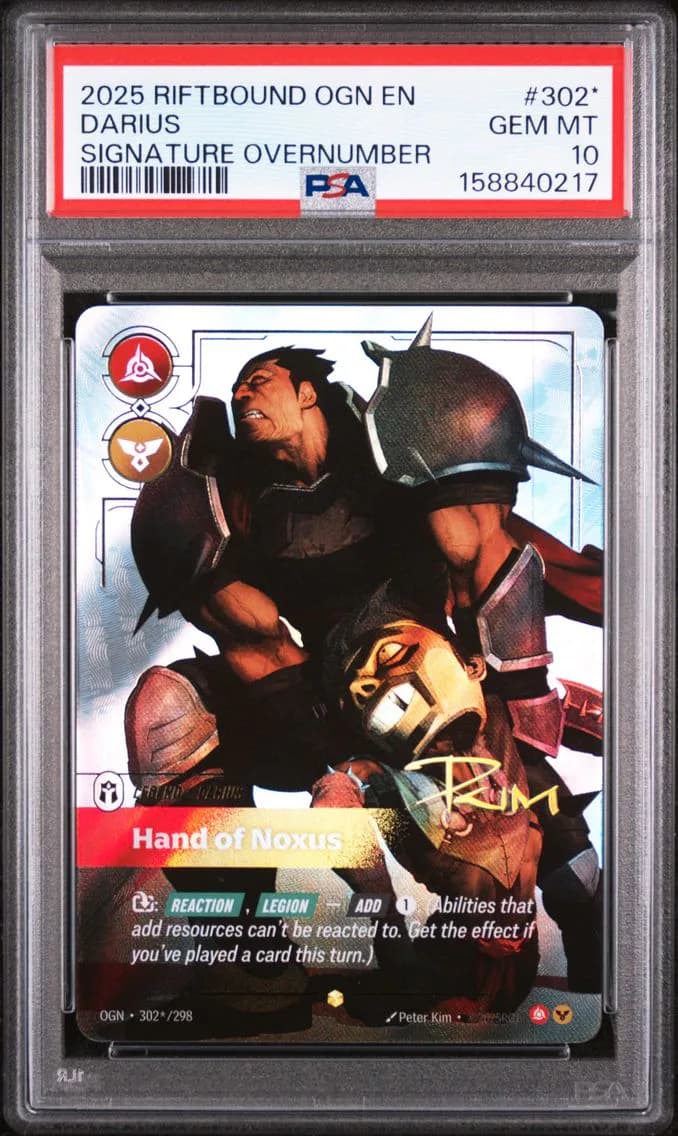 Darius - Hand of Noxus, PSA 10