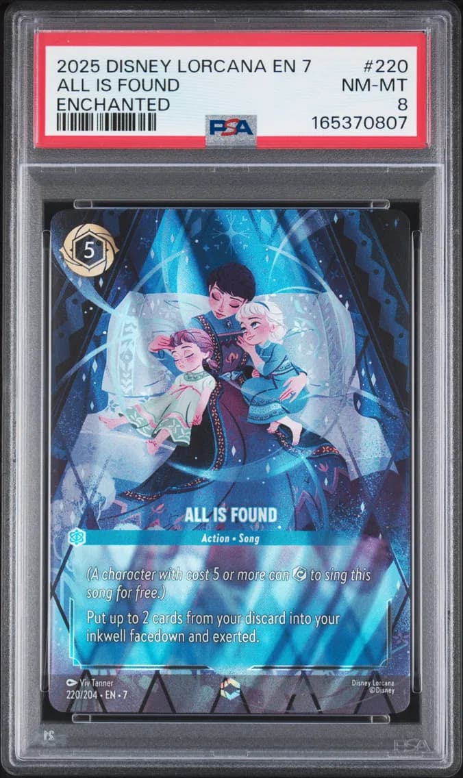 All Is Found, PSA 8