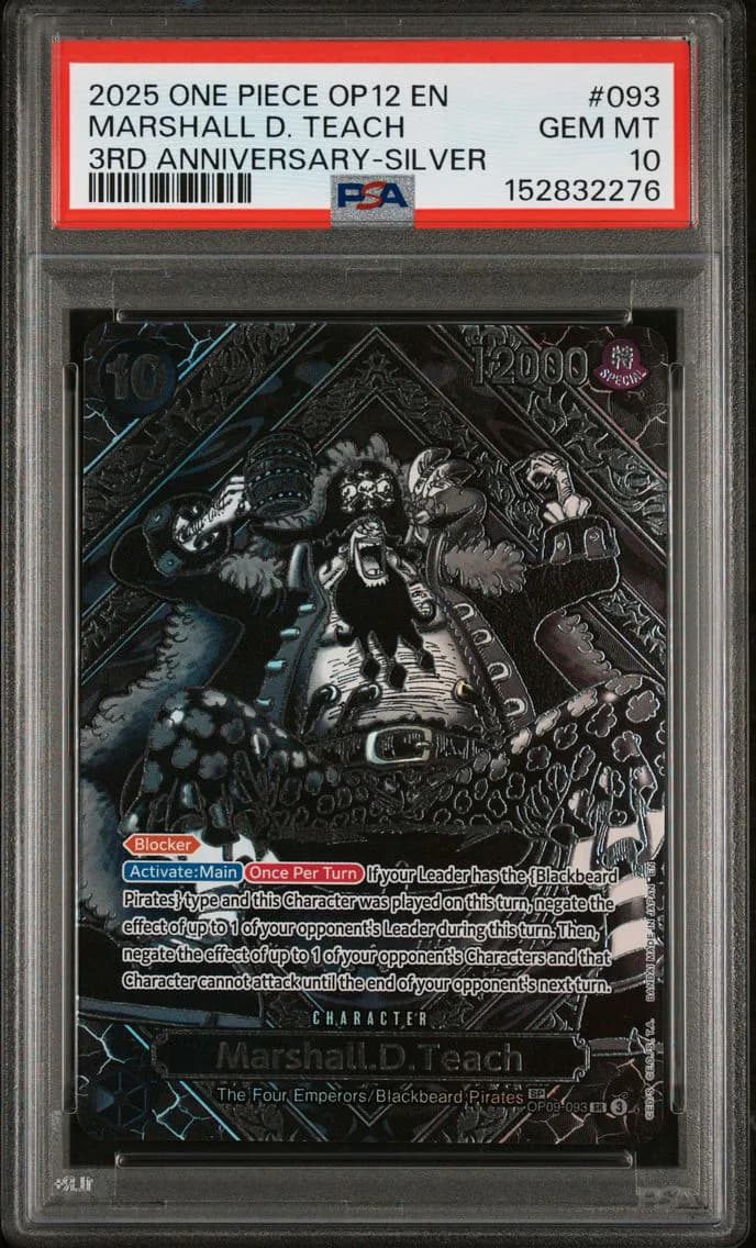Marshall D. Teach, PSA 10