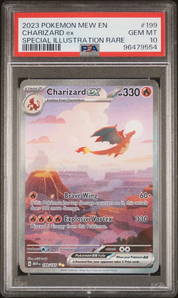 Charizard EX, PSA 10