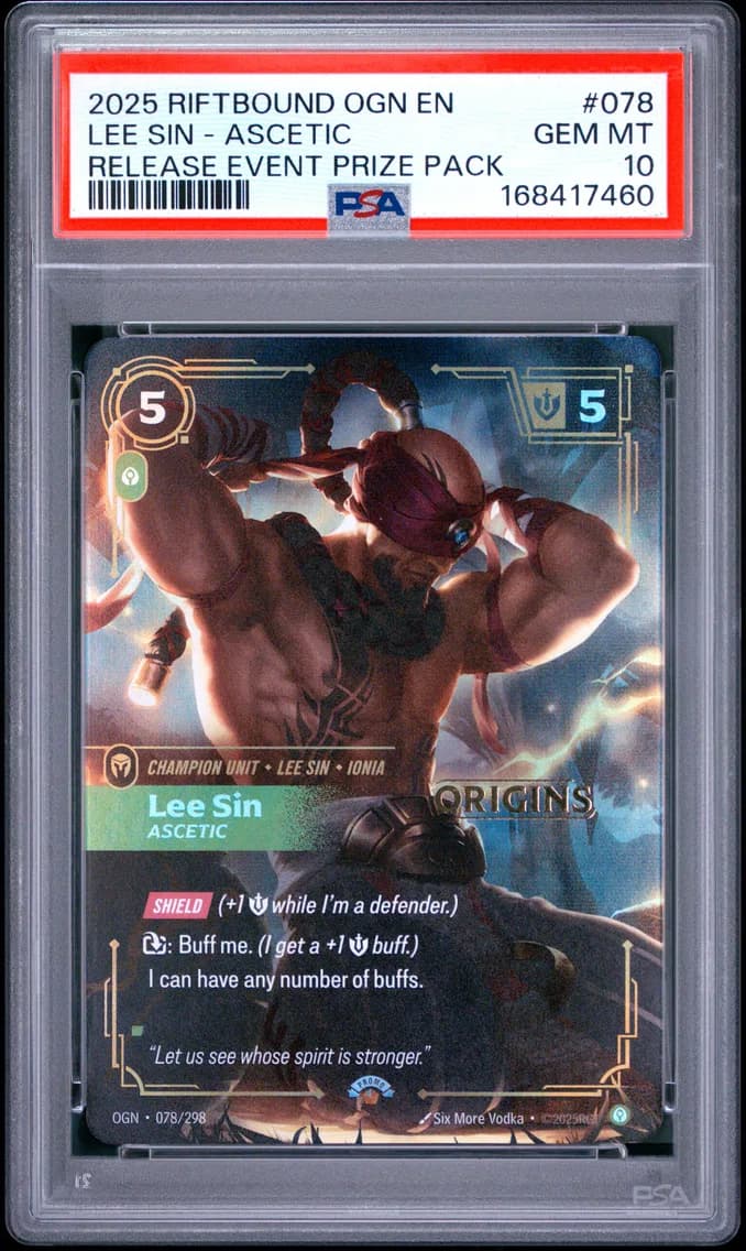 Lee Sin - Ascetic, PSA 10