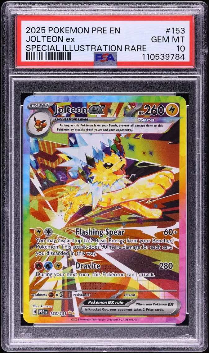 Jolteon EX, PSA 10