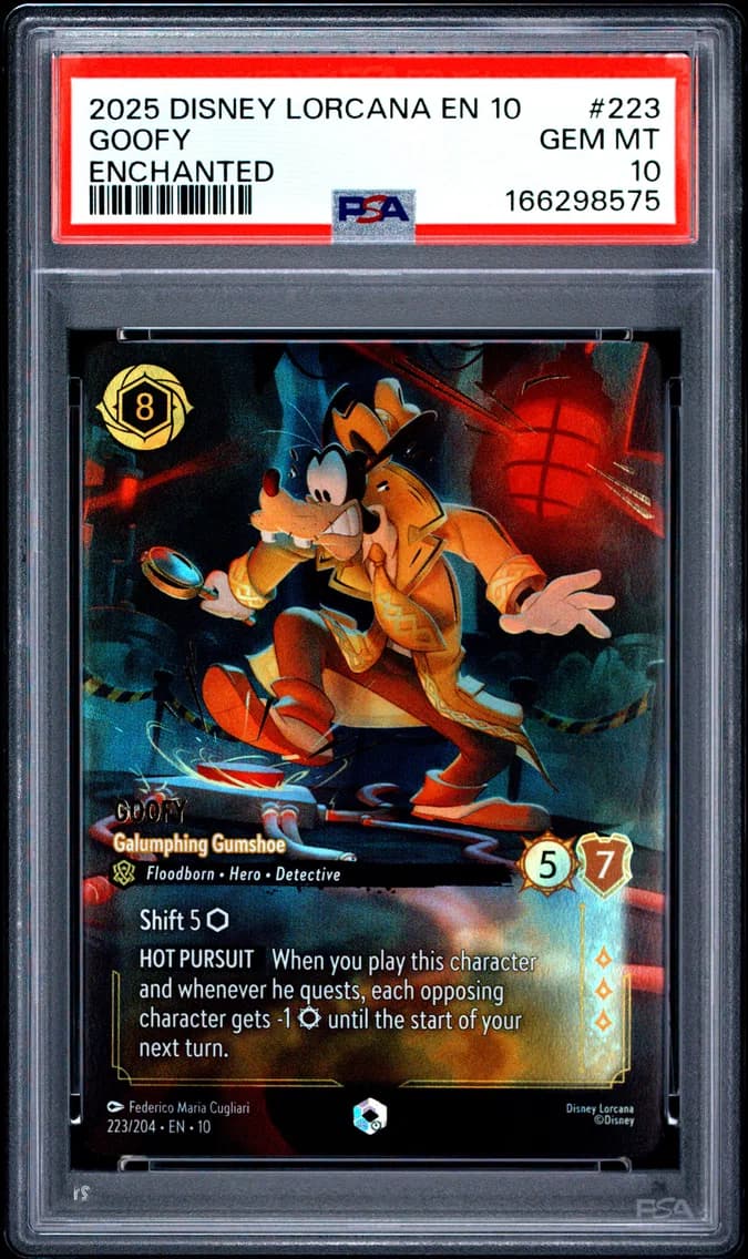 Goofy - Galumphing Gumshoe, PSA 10