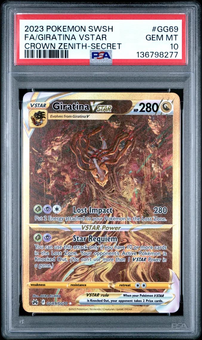 Full Art/Giratina Vstar, PSA 10