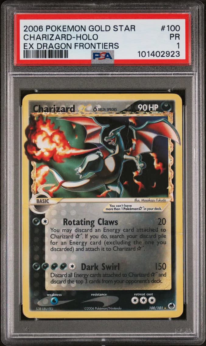 Charizard-Holo, PSA 1