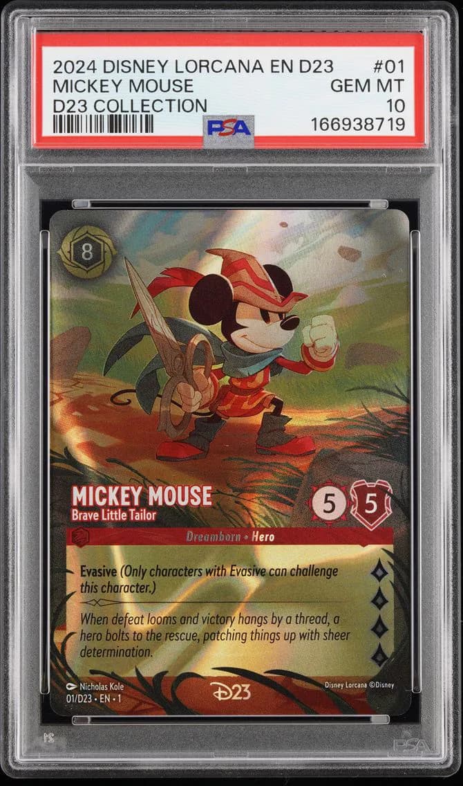 Mickey Mouse - Brave Little Tailor, PSA 10