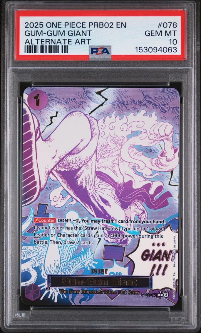 Gum-Gum Giant, PSA 10