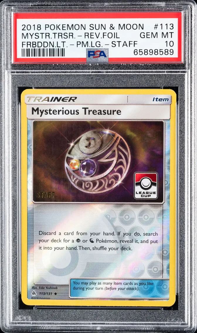 Mysterious Treasure-Reverse Foil, PSA 10