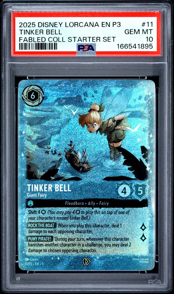 Tinker Bell - Giant Fairy, PSA 10