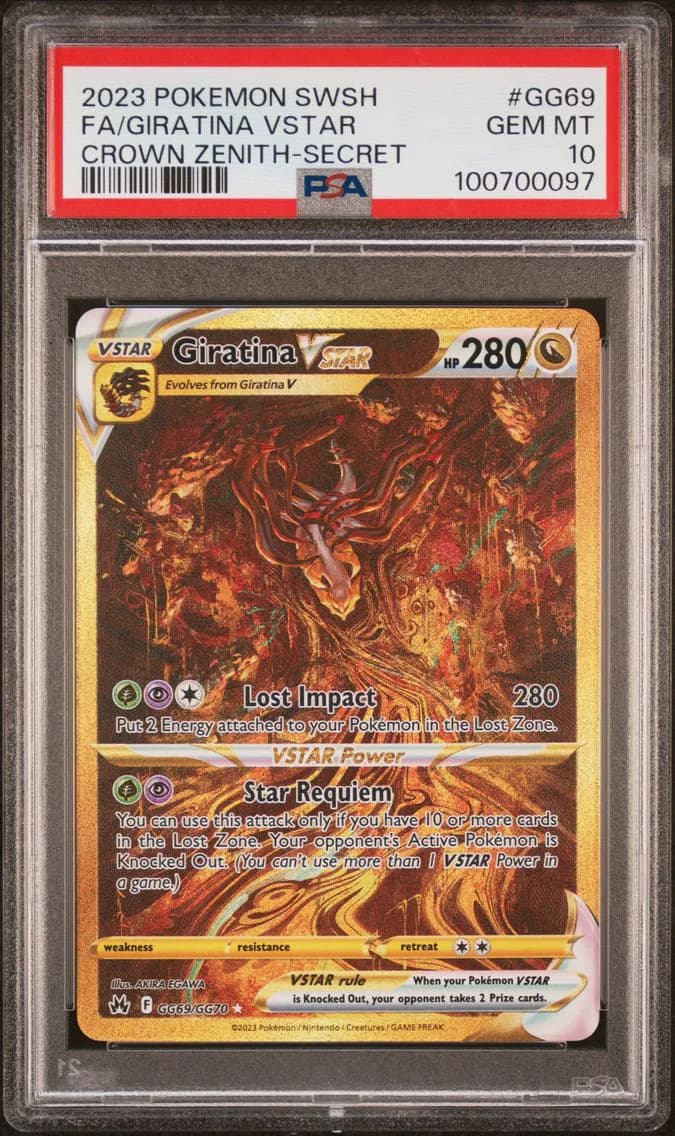 Full Art/Giratina Vstar, PSA 10